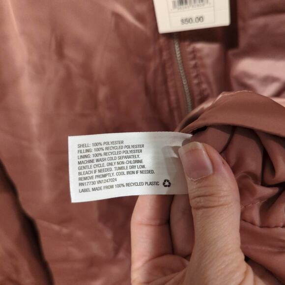 NWT a new day Bomber Jacket, Pink, XL - Picture 4 of 6